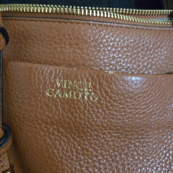 Vince Camuto Brown Leather Handbag - Picture 5 of 10